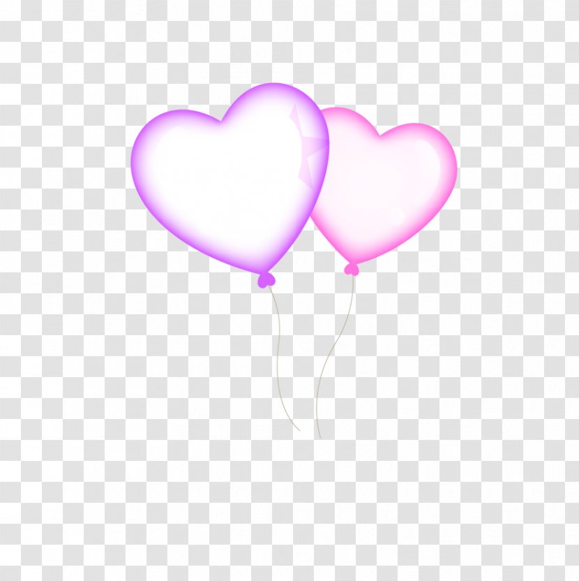 Balloon Heart - Heart-shaped Balloons Vector Transparent PNG
