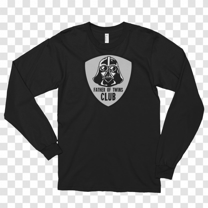 Long-sleeved T-shirt Hoodie - Black Transparent PNG