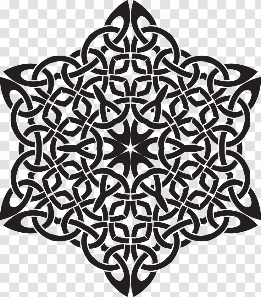 Celtic Knot Celts Art Symbol - Monochrome Transparent PNG