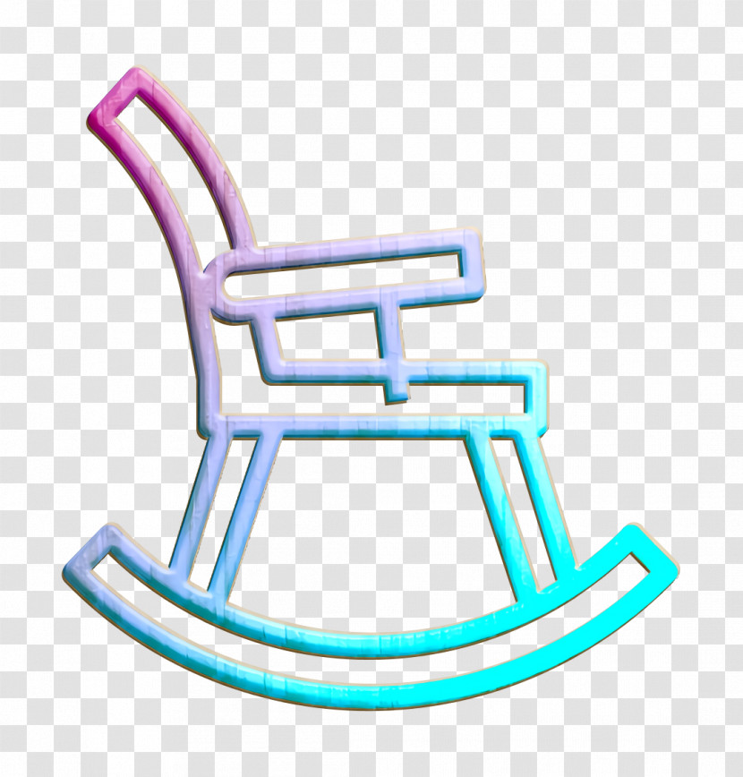 Rocking Chair Icon Home Decoration Icon Furniture And Household Icon Transparent PNG