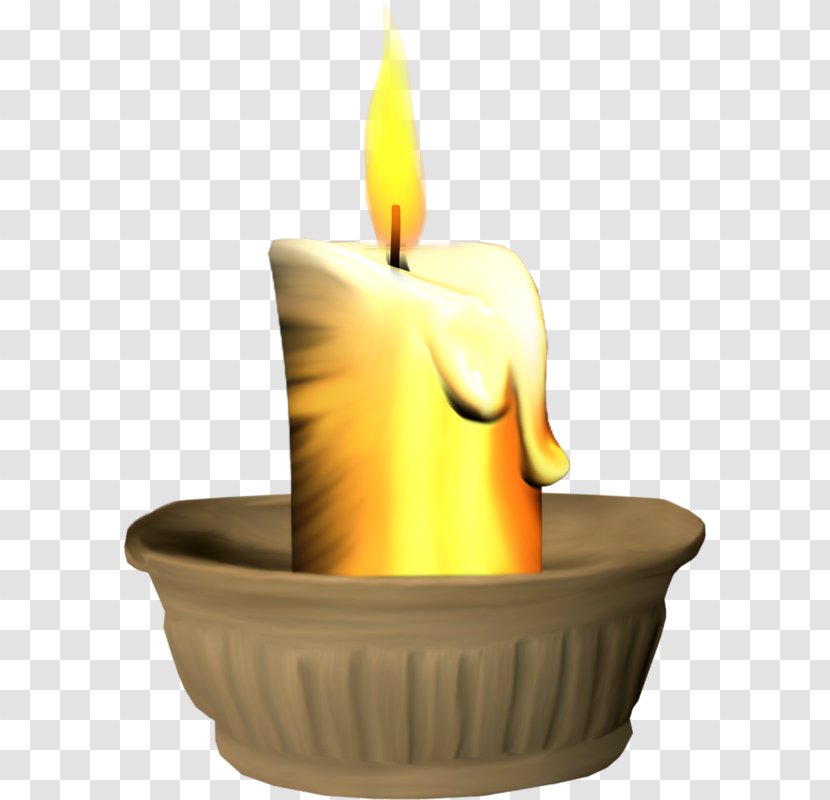 Yellow Candle Clip Art Wax - Lamp Transparent PNG