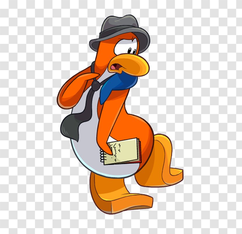 Club Penguin Flightless Bird Orange - Cheating In Video Games - Iv Transparent PNG