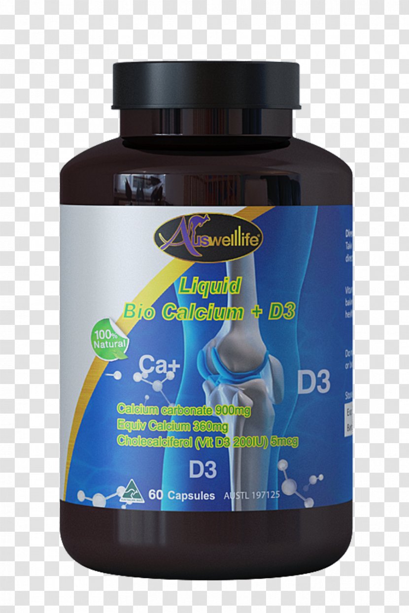 Dietary Supplement Vitamin D Calcium/cholecalciferol - Calcium Transparent PNG