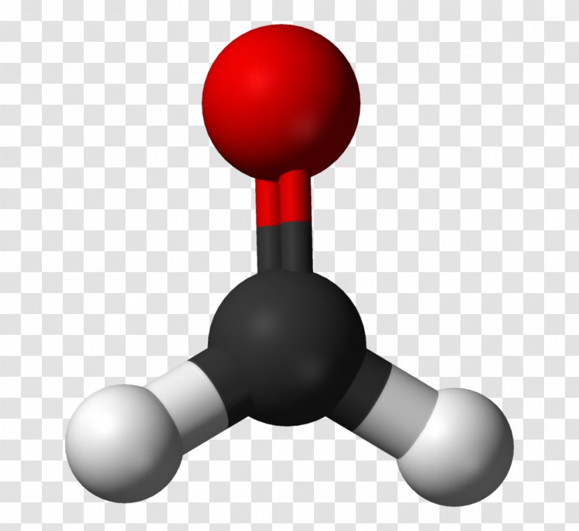Formaldehyde Ball-and-stick Model Organic Compound Chemistry - Molecule - Chimie Transparent PNG
