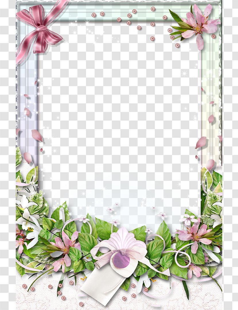 Flowers Frame Material - Picture Frames - Flora Transparent PNG
