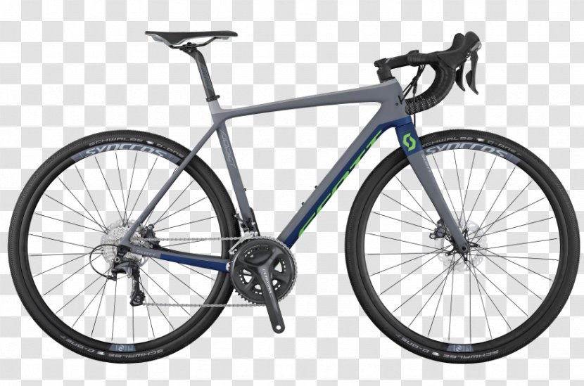Racing Bicycle Scott Sports Gravel Carbon Fibers - Cyclo Cross Transparent PNG