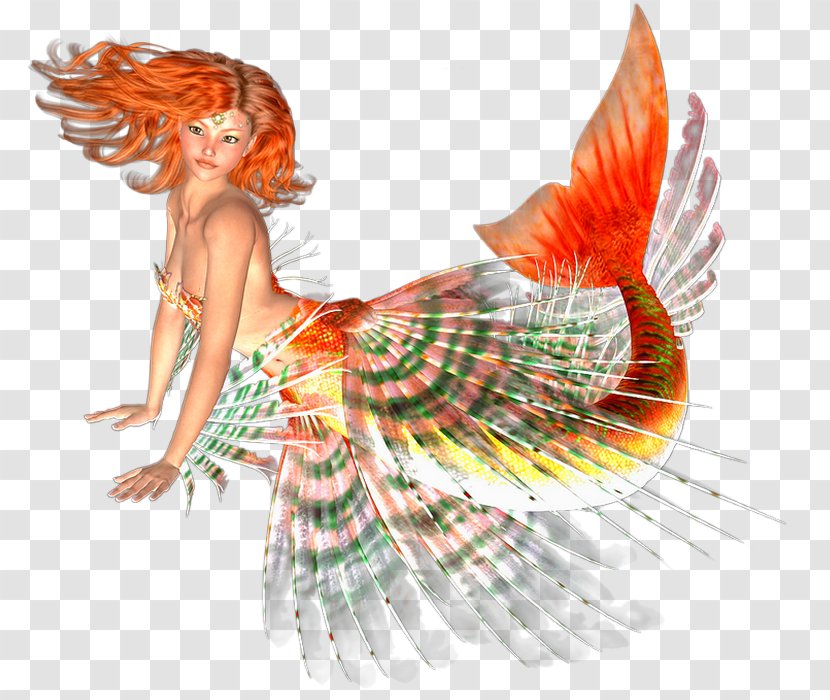 Mermaid Fairy Merfolk Clip Art - Mythical Creature Transparent PNG