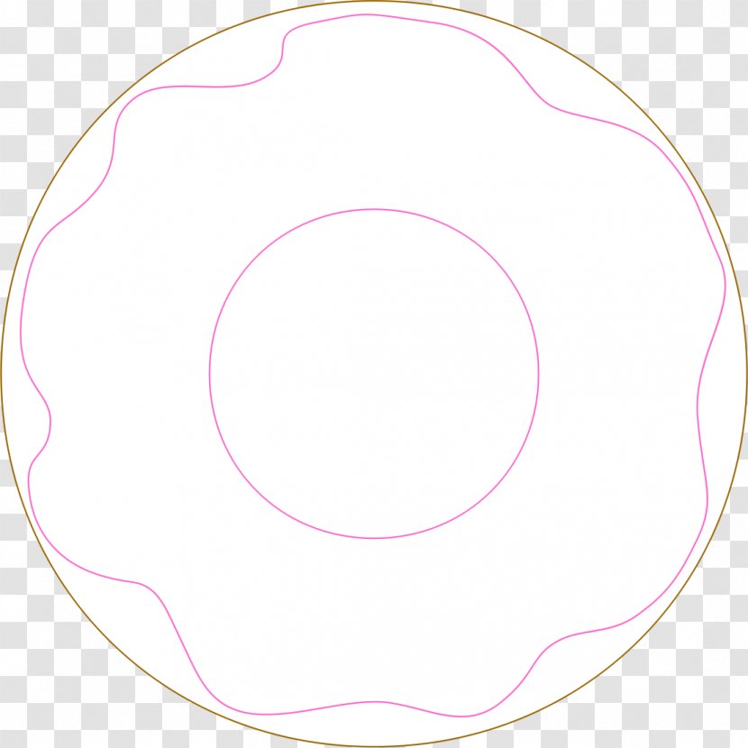 Circle Neck - Pink - Donuts Clipart Transparent PNG