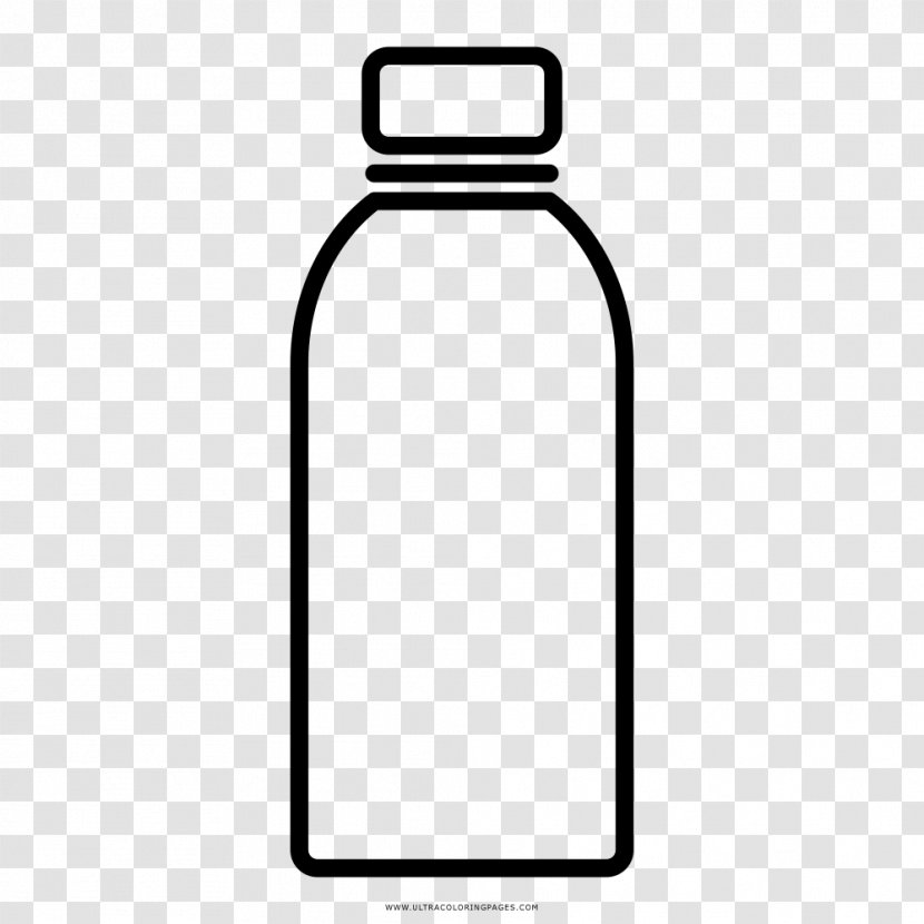 Water Bottles Coloring Book Drawing - Bottle Transparent PNG