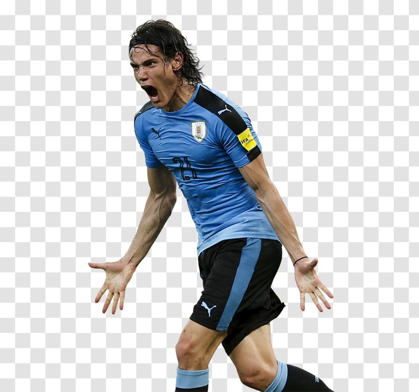 Edinson Cavani 2018 World Cup Uruguay National Football Team Paris Saint-Germain F.C. - Player Transparent PNG