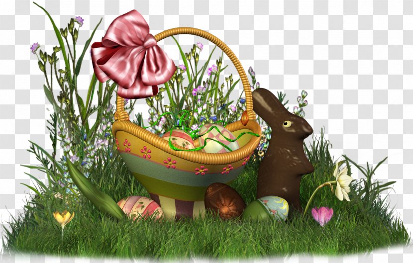 Easter Egg Hunt Basket Christmas - Plant Transparent PNG