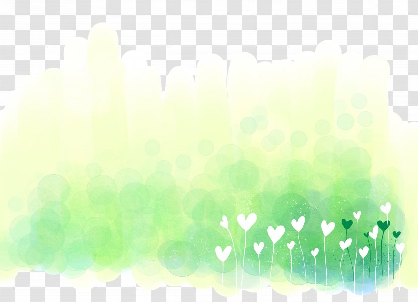 Green Sunlight Illustration - Daytime - Fresh Background Transparent PNG