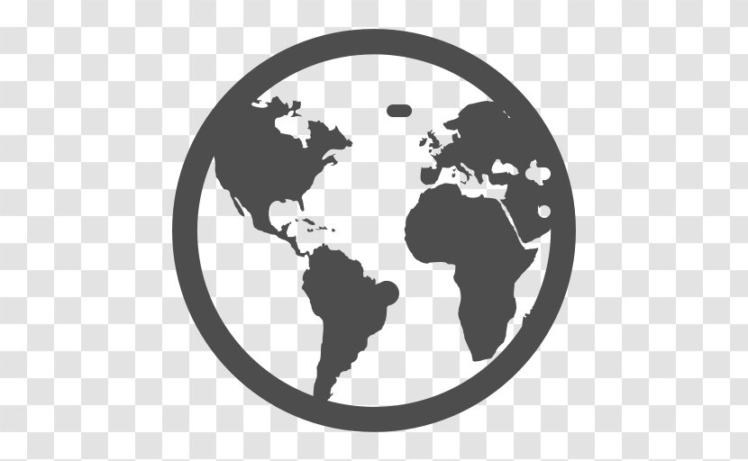 Globe World Map Vector Graphics - Projection Transparent PNG