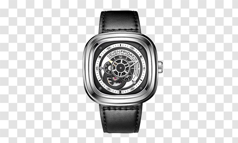Industrial Revolution Amazon.com SevenFriday Automatic Watch - Strap - Kinetic Watches Purely Mechanical Element Transparent PNG