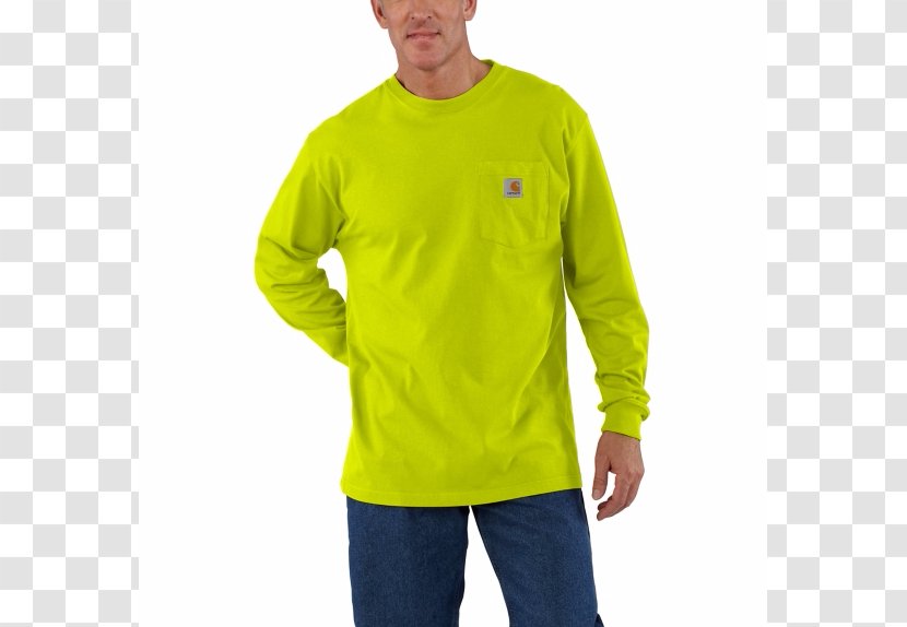Long-sleeved T-shirt Carhartt Workwear - Long Sleeved T Shirt - Pocket Transparent PNG