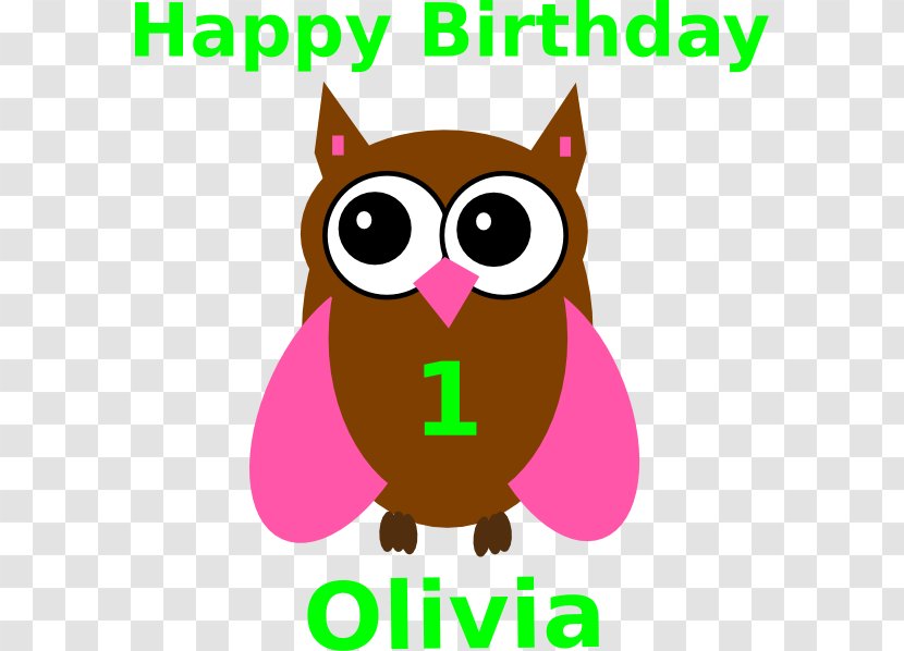 Birthday Cake Candle Clip Art - Happy - Pink Owl Transparent PNG