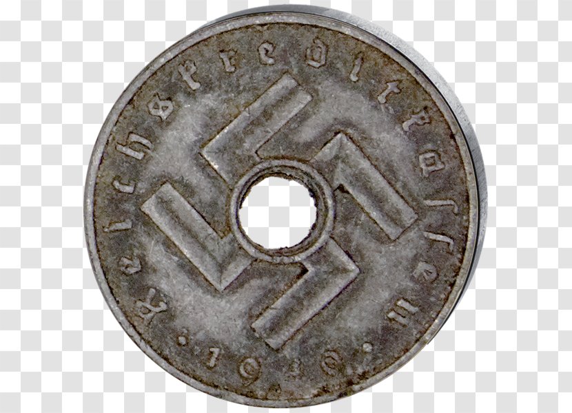 Coin Nickel Bronze 1 Reichspfennig Copper - Metal Transparent PNG