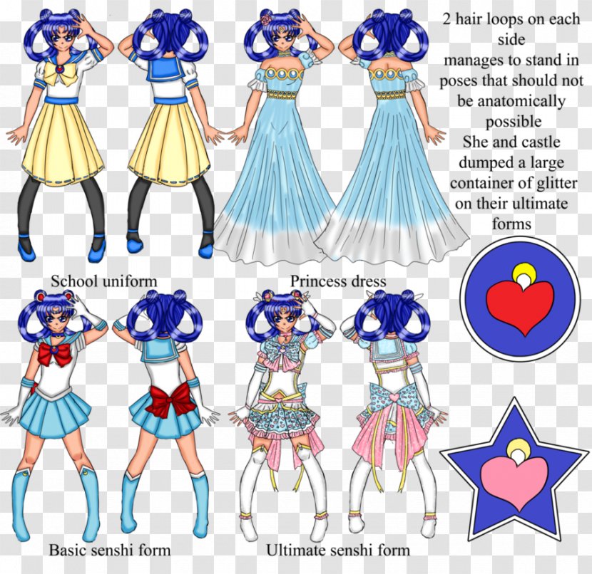 Costume Design Uniform Clip Art - Frame - Sailor Moon Senshi Transparent PNG