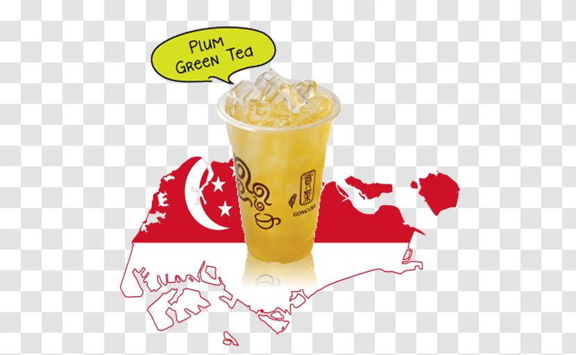 Flag Of Singapore National Map Country - Food - Gong Cha Transparent PNG