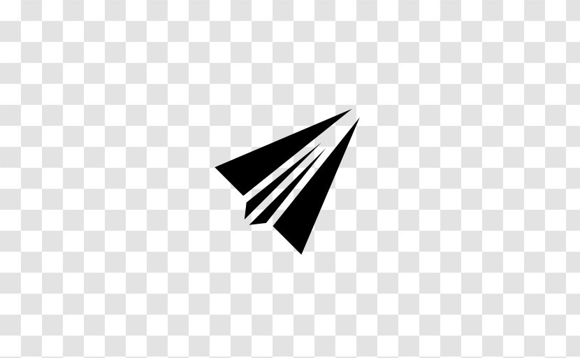 Airplane Paper Plane Logo - Triangle Transparent PNG