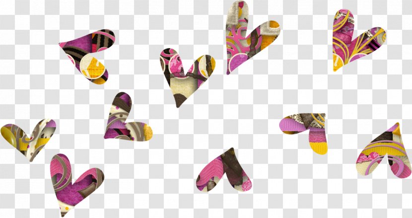Shoe Heart Font - Pollinator - Petal Transparent PNG