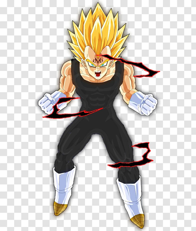 Vegeta Majin Buu Trunks Goku Videl - Cartoon Transparent PNG