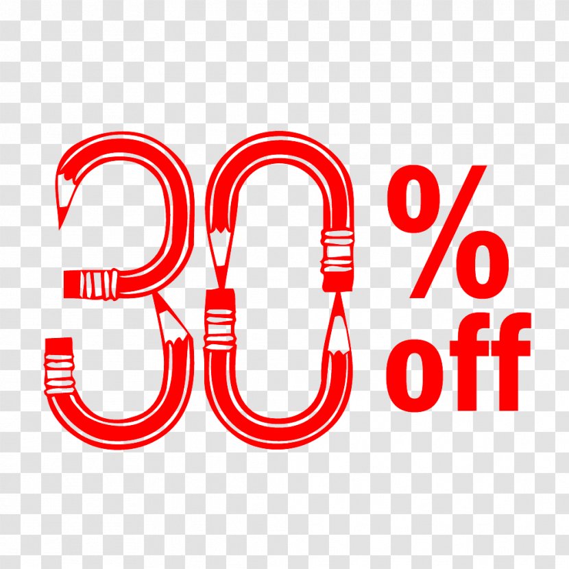 Back To School 30% Off Discount Tag. - Brand - Text Transparent PNG