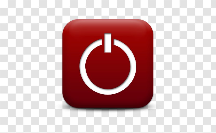 Button Symbol Desktop Wallpaper Clip Art - Stock Photography - Red Power Icon Transparent PNG