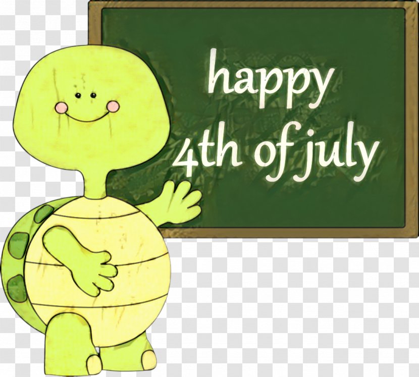 Fourth Of July Background - Tortoise Cartoon Transparent PNG