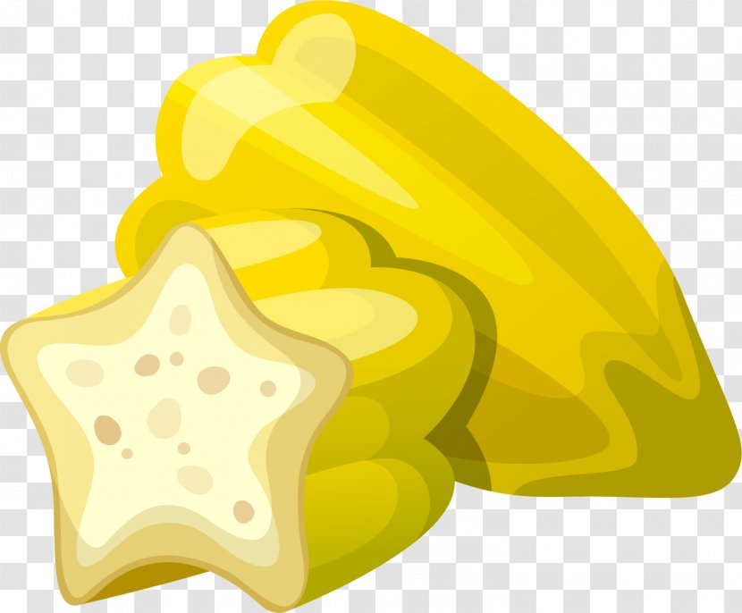 Buddhas Hand Download - Painted Yellow Star Bread Transparent PNG