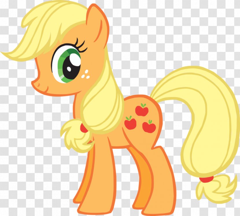 Applejack Pony Rainbow Dash Rarity Pinkie Pie - Horse Transparent PNG