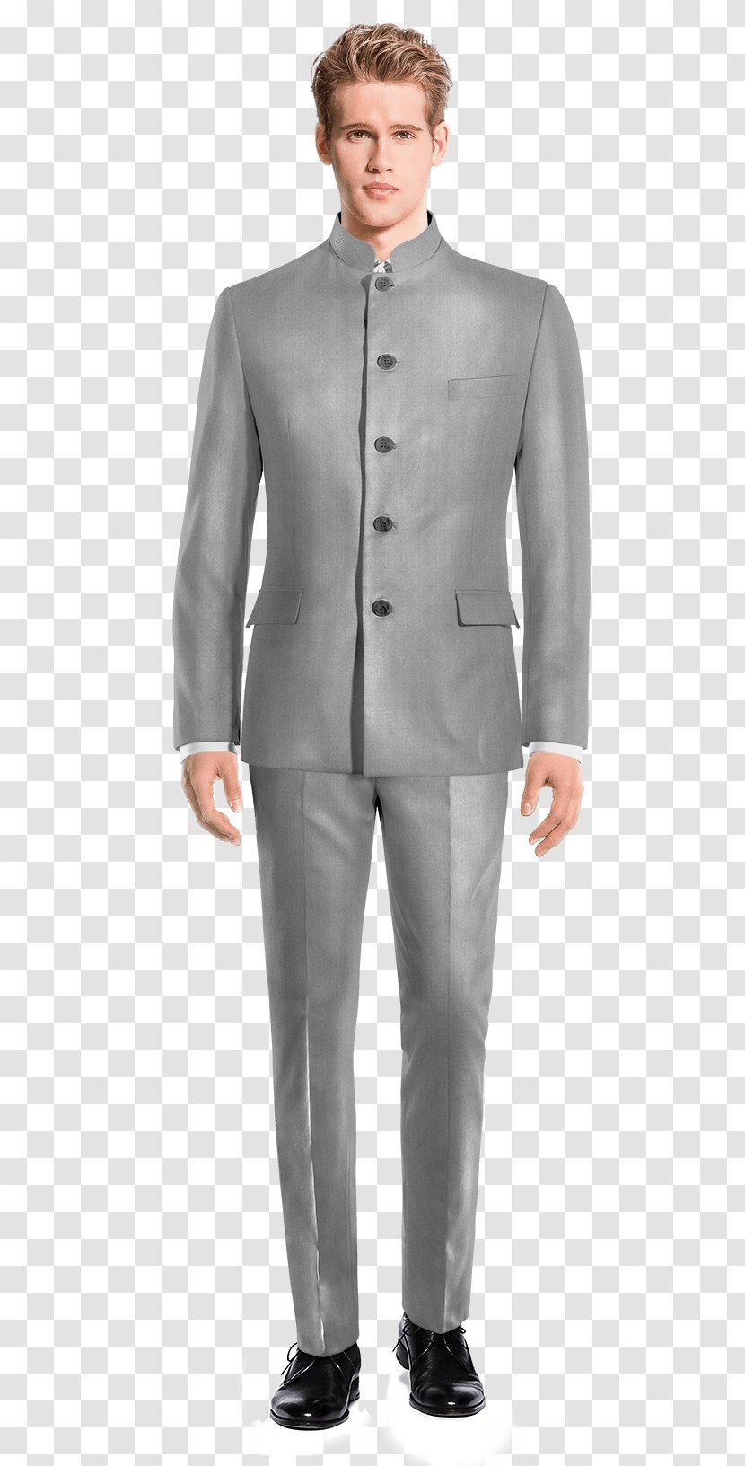 Mao Suit Double-breasted Pants Tuxedo - Gentleman Transparent PNG