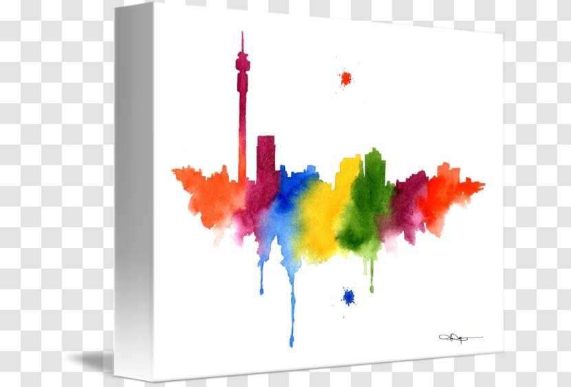 Johannesburg Art Graphic Design Painting Drawing - Poster - Skyline Transparent PNG