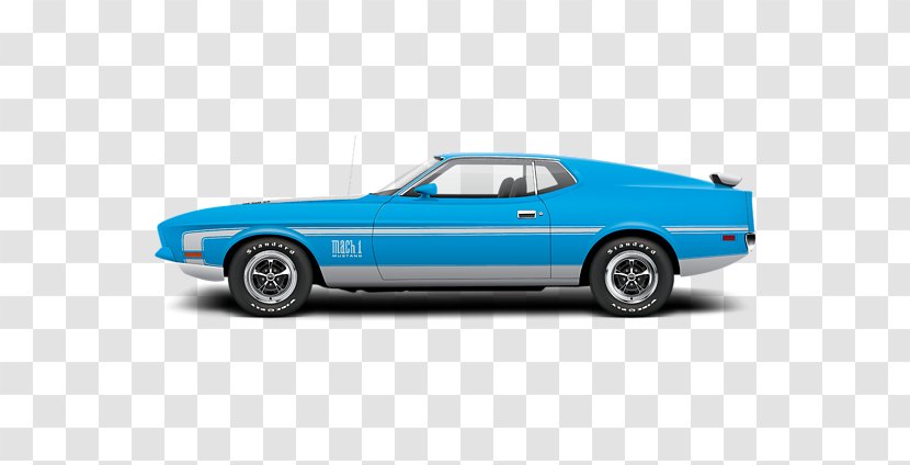 First Generation Ford Mustang Mach 1 Car Boss 429 - Tshirt - 80 Drag Transparent PNG