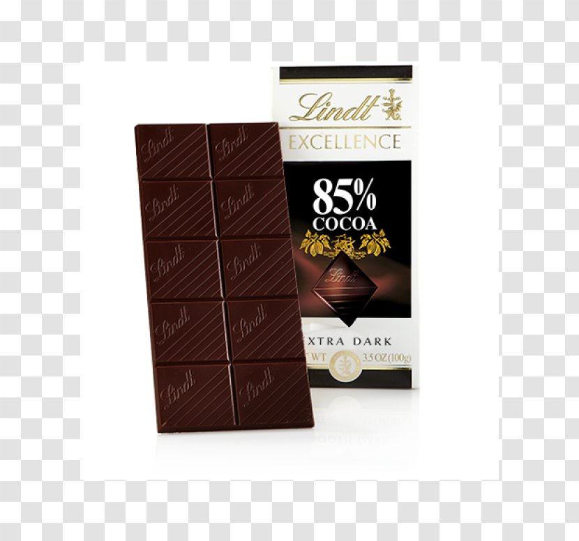 Chocolate Bar Dark Cocoa Bean Lindt & Sprüngli - Candy Transparent PNG