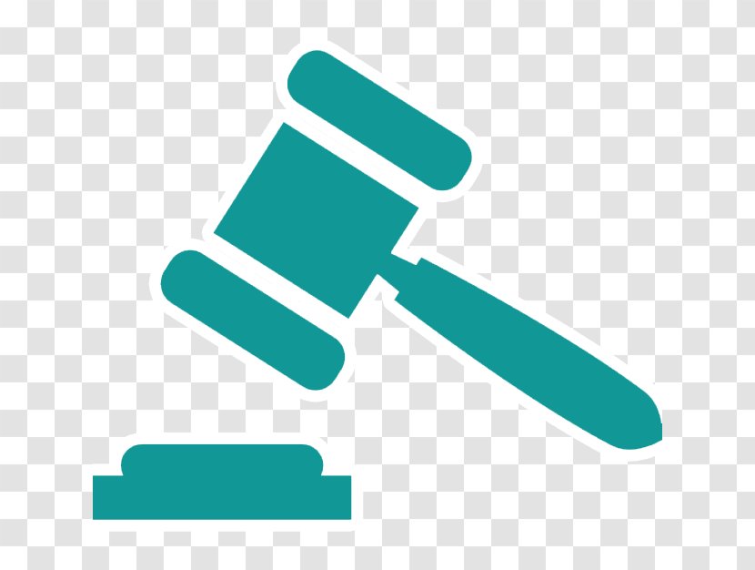 Gavel Clip Art - Aqua - Judge Transparent PNG