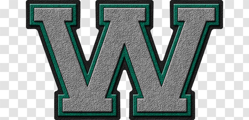 Varsity Letter Alphabet W - Team Transparent PNG