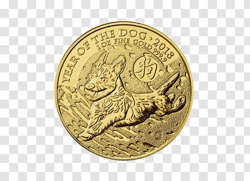 Royal Mint Dog Lunar Series The Queen's Beasts Chinese New Year Transparent PNG