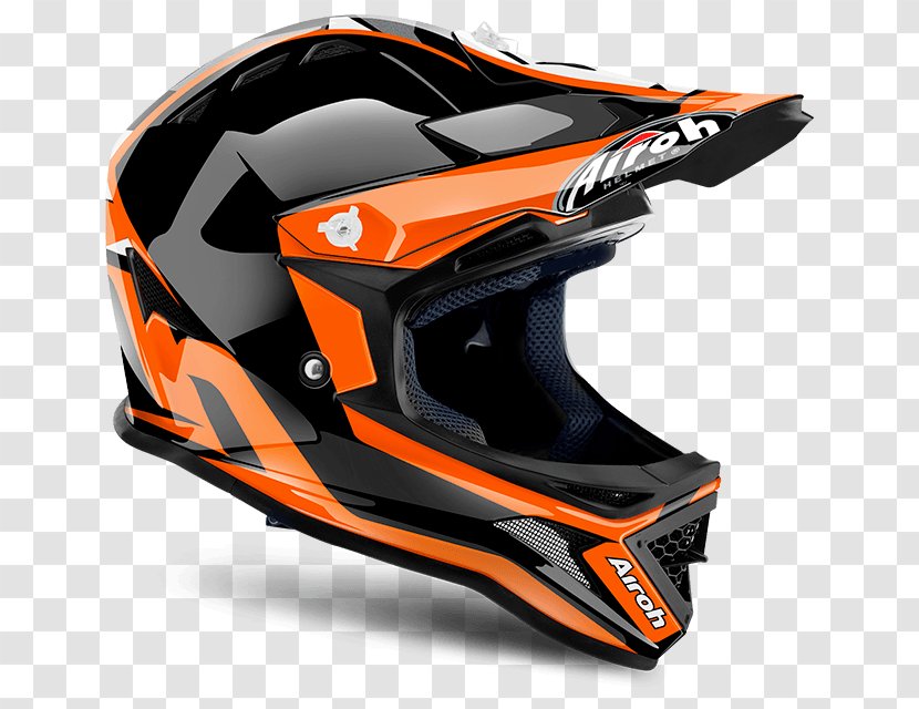 Motorcycle Helmets AIROH Motocross - Automotive Design Transparent PNG
