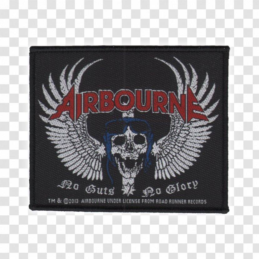 Airbourne No Guts. Glory Heavy Metal Musical Ensemble Iron Maiden - Skull Rock Transparent PNG