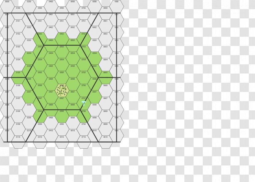 Line Point Leaf Green Font - Hexagonal Title Box Transparent PNG
