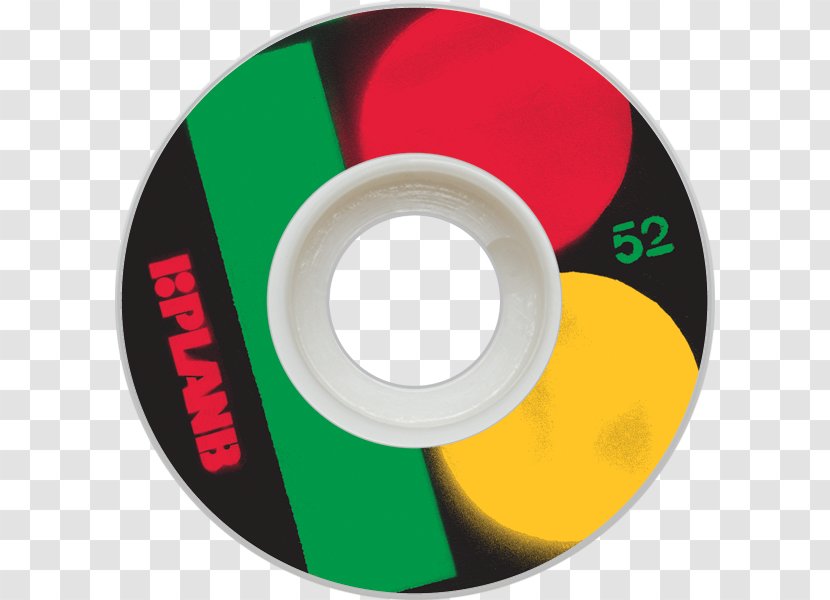 Green Compact Disc Wheel - Design Transparent PNG
