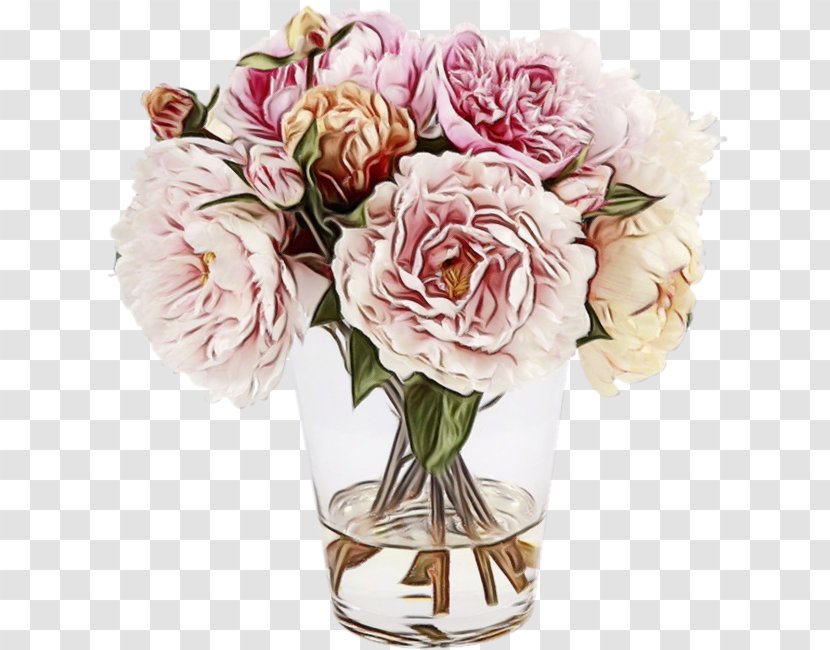 Pink Flowers Background - Jane Seymour Botanicals - Chinese Peony Rose Order Transparent PNG