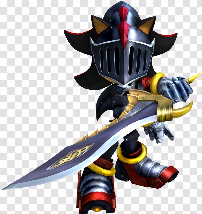 Sonic And The Black Knight Shadow Hedgehog Lancelot & Sega All-Stars Racing - Silver Transparent PNG