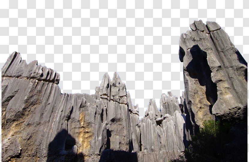 Shilinzhen Stone Forest U4e1cu5dddu7ea2u571fu5730 - Rock - Yunnan Scenic Transparent PNG