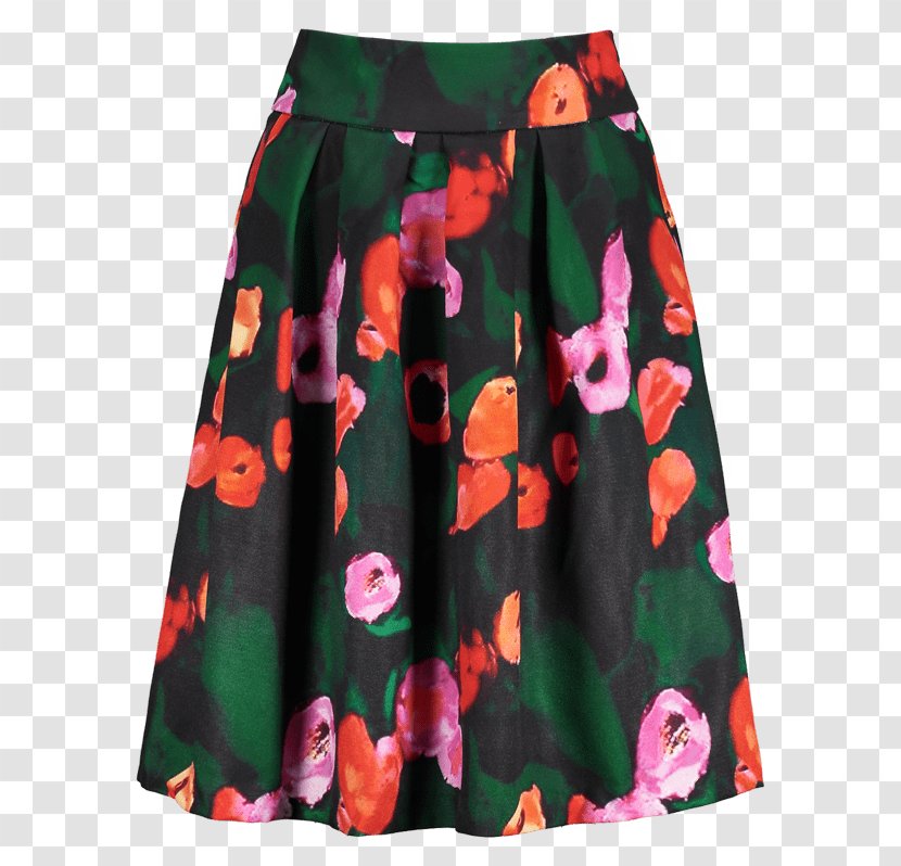 Skirt Dress Clothing Shirt Fashion - Knee Length Pink Floral Transparent PNG