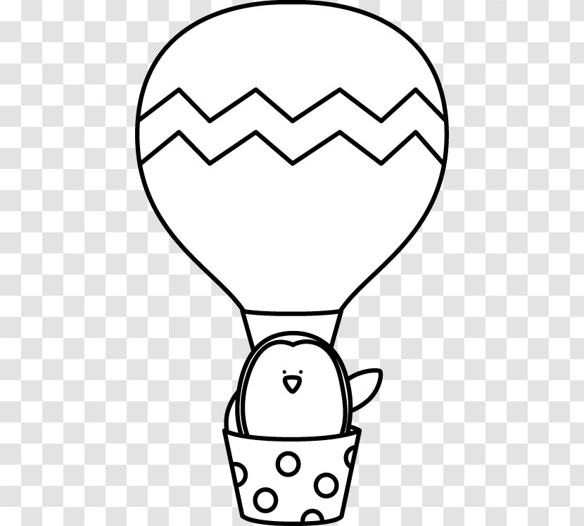 Clip Art Hot Air Balloon Image Free Content - Monochrome Photography Transparent PNG