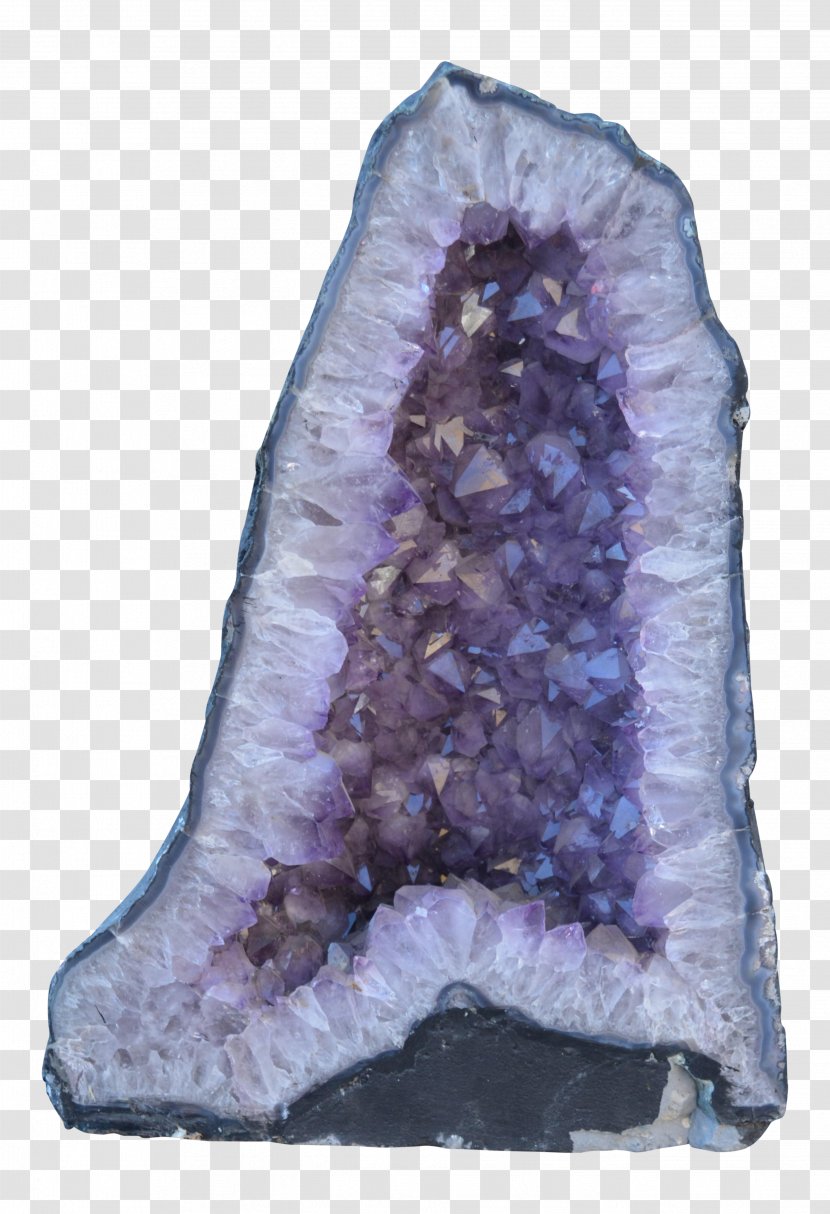 Geode Amethyst Chairish Antique Mineral - Violet Transparent PNG