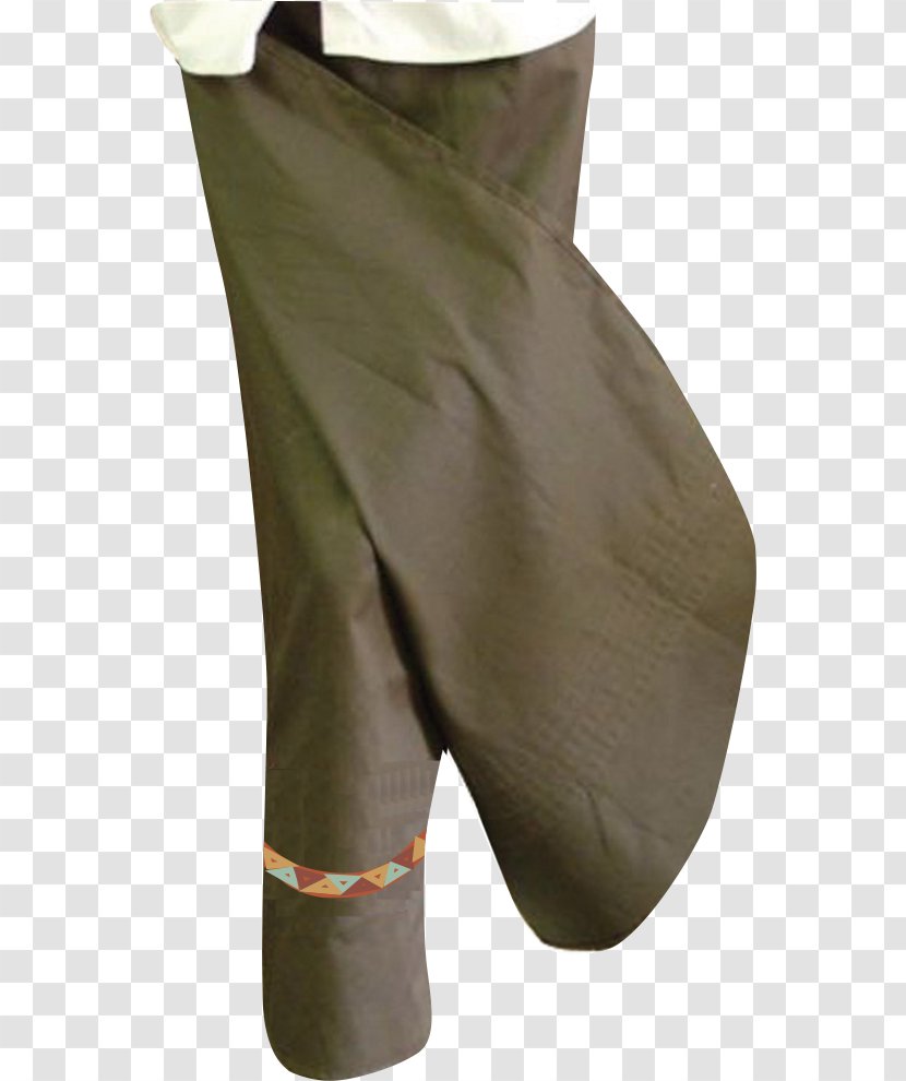 Khaki Pants Neck - African Textiles Transparent PNG