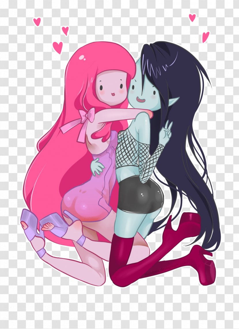 Marceline The Vampire Queen Princess Bubblegum Finn Human Ice King Chewing Gum - Watercolor Transparent PNG